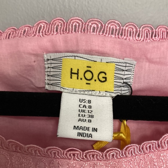 Sleeveless Linen/Cotton Blend Dress by H.O.G. - Picture 4 of 10